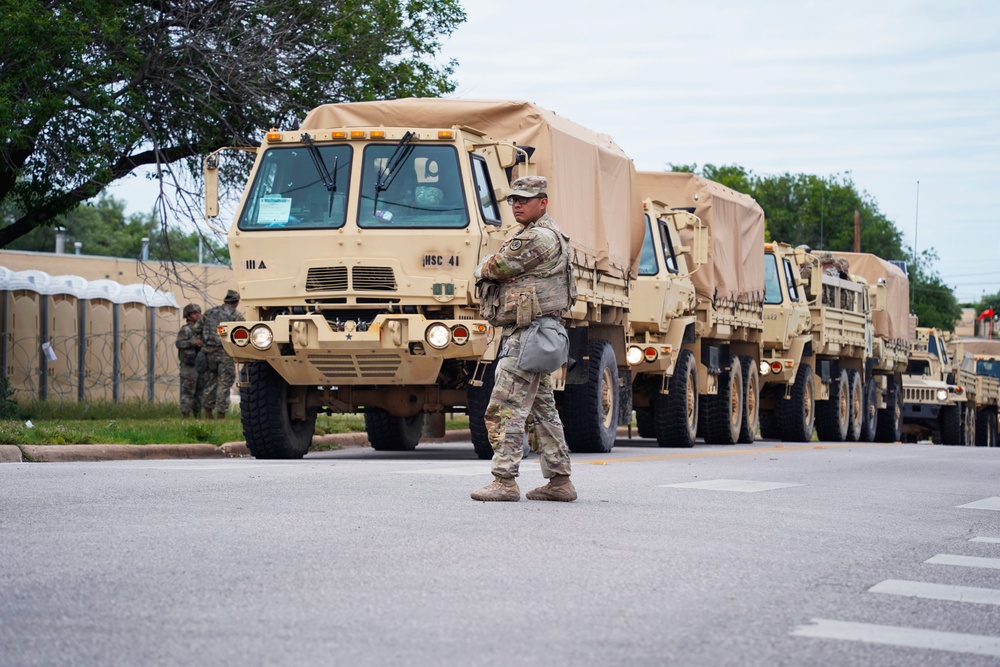 III Armored Corps jumps the TAC during Warfighter 23-4 at Fort Hood