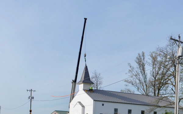 Post Chapel repaired after tornado