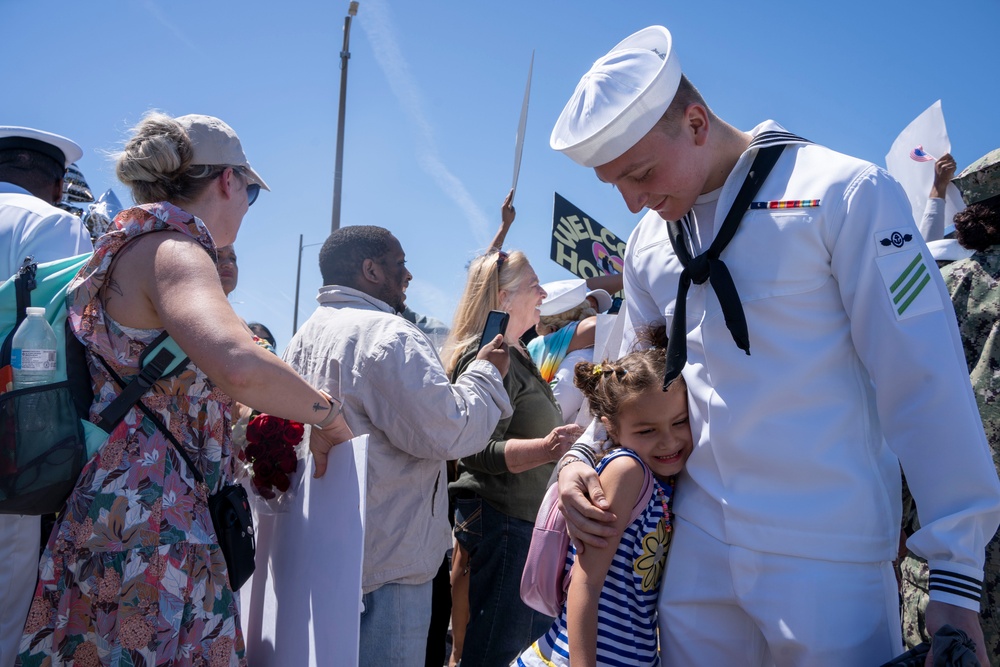 USS George H. W. Bush Returns Home from Deployment