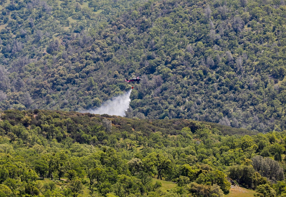 Cal Guard and CAL FIRE Conduct Wildland Firefighting Training