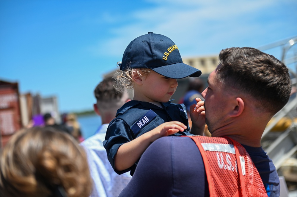 USCGC Stone returns home following 105-day multi-mission patrol