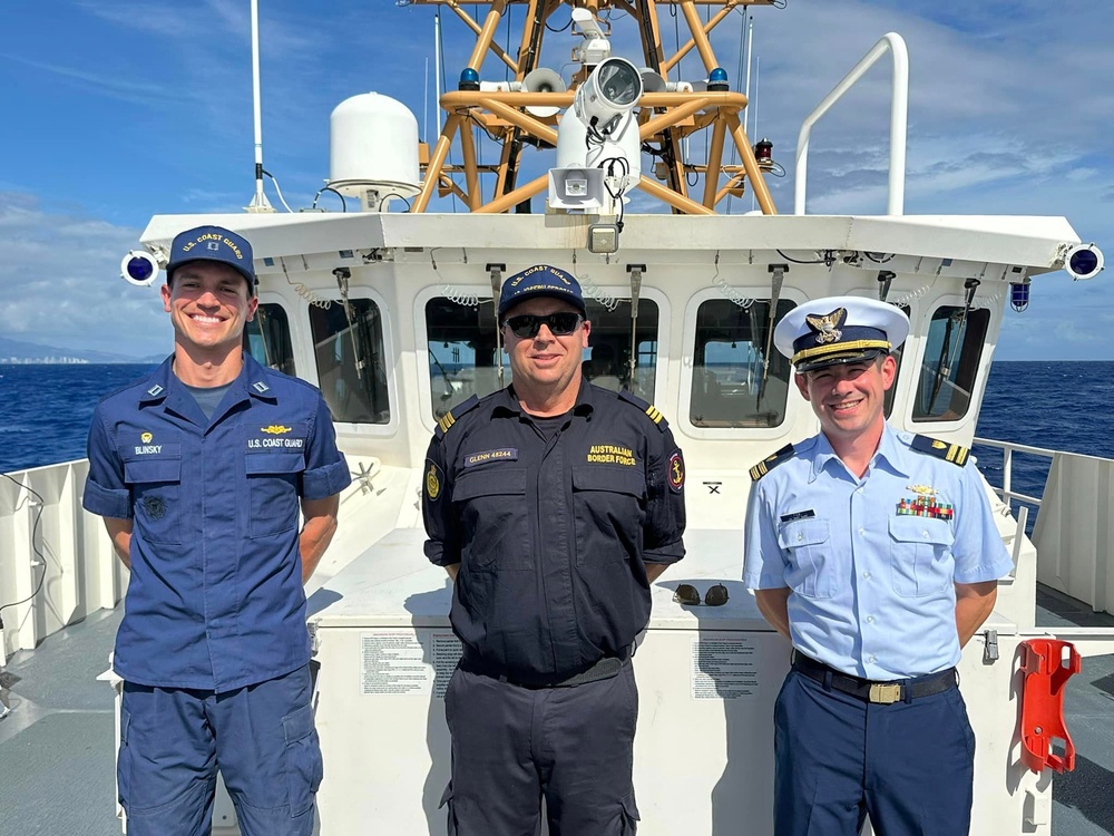 U.S. Coast Guard Cutter Joseph Gerczak hosts Australian Border Force Exchange Officer