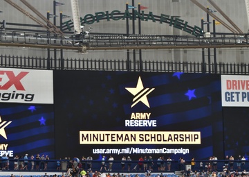 Army Reserve birthday at the ballpark