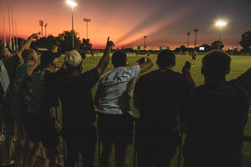 MRF-D attends Anzac Shield Match