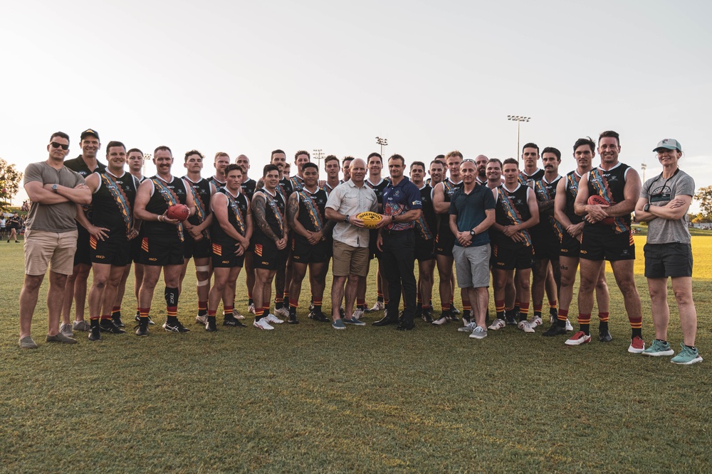 MRF-D attends Anzac Shield Match