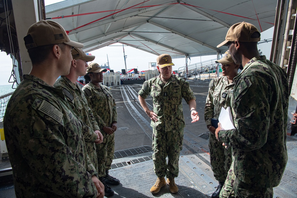 Commander, 6th Fleet tours USS Roosevelt