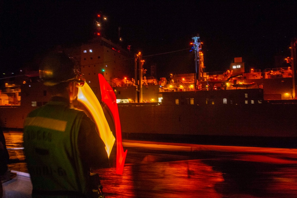 USS Paul Hamilton Replenishment-at-Sea
