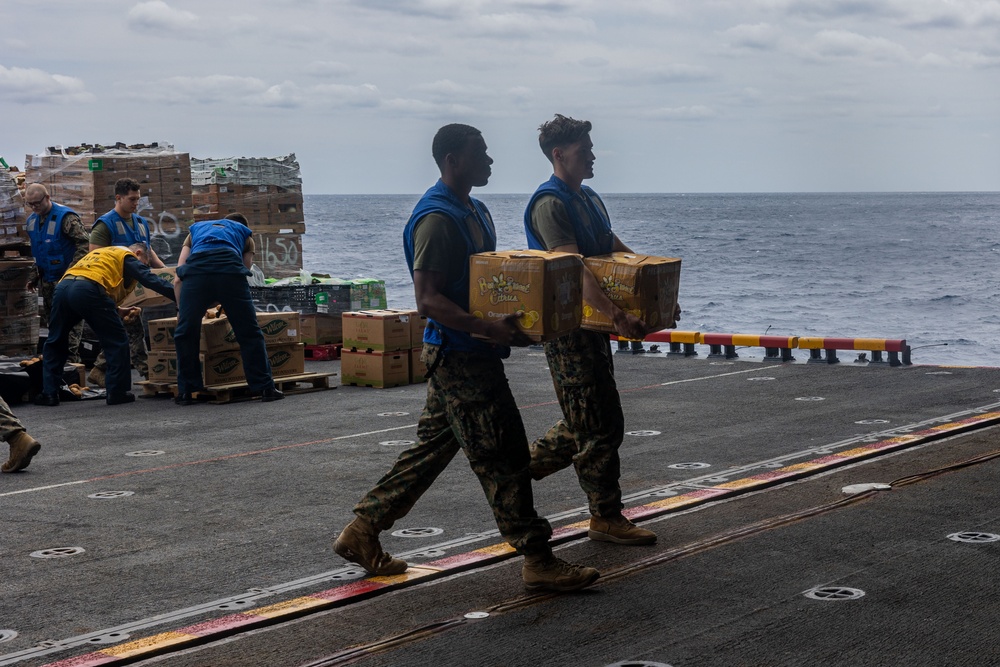 Resupply at Sea