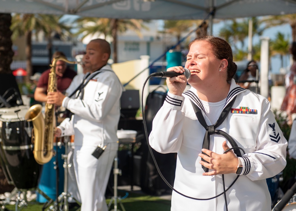 Navy Fleet Week Port Everglades 2023 All Hands On Deck Welcoming Ceremony