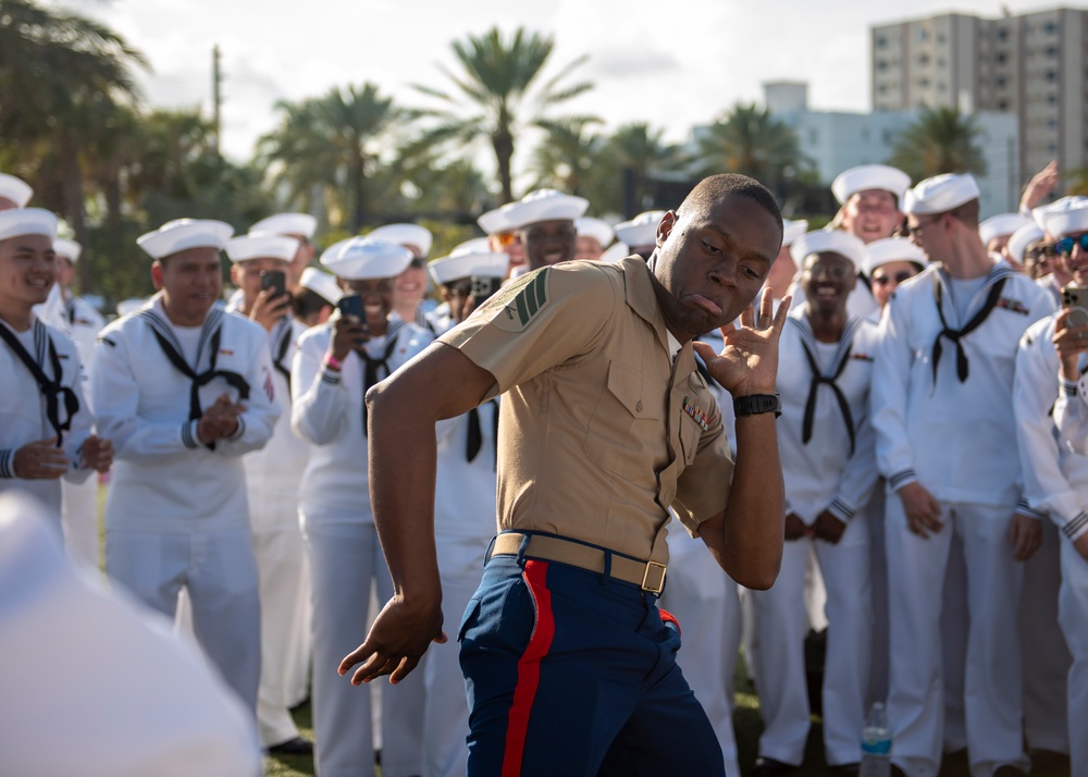 DVIDS Images Navy Fleet Week Port Everglades 2023 All Hands On Deck Ceremony