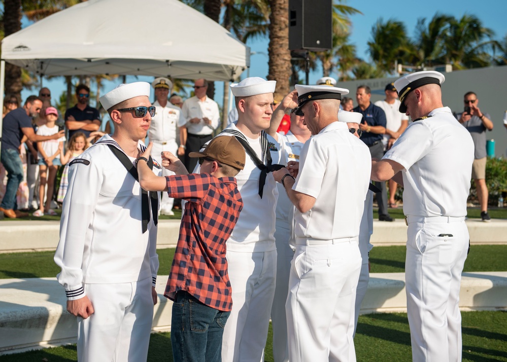 Navy Fleet Week Port Everglades 2023 All Hands On Deck Welcoming Ceremony