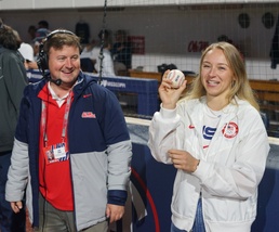 U.S. Army Marksmanship Shooter Sgt. Alison Weisz visits Ole Miss