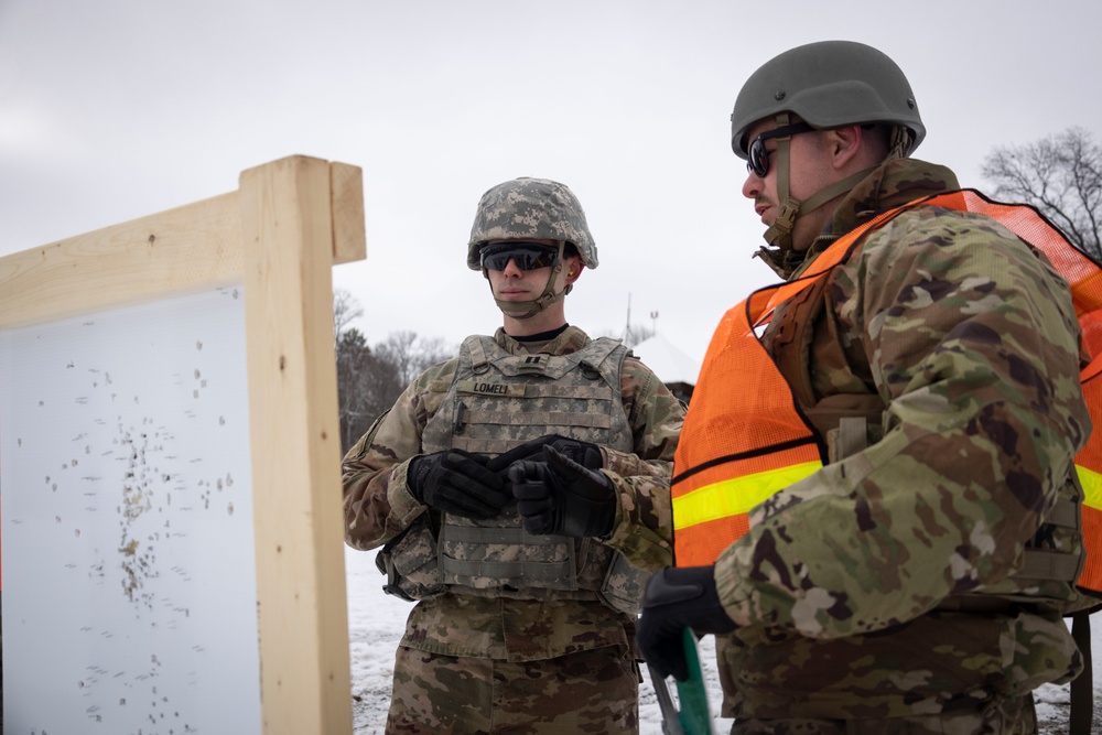 851st Vertical Engineer Construction Company weapons qualification at Camp Ripley