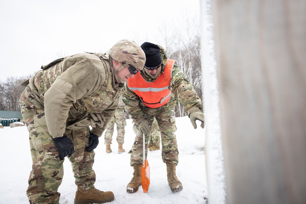 851st Vertical Engineer Construction Company weapons qualification at Camp Ripley