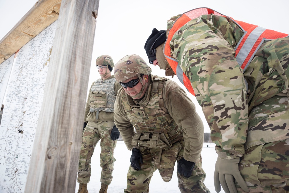 851st Vertical Engineer Construction Company weapons qualification at Camp Ripley