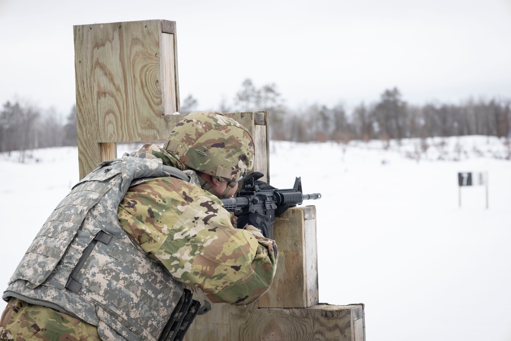 851st Vertical Engineer Construction Company weapons qualification at Camp Ripley