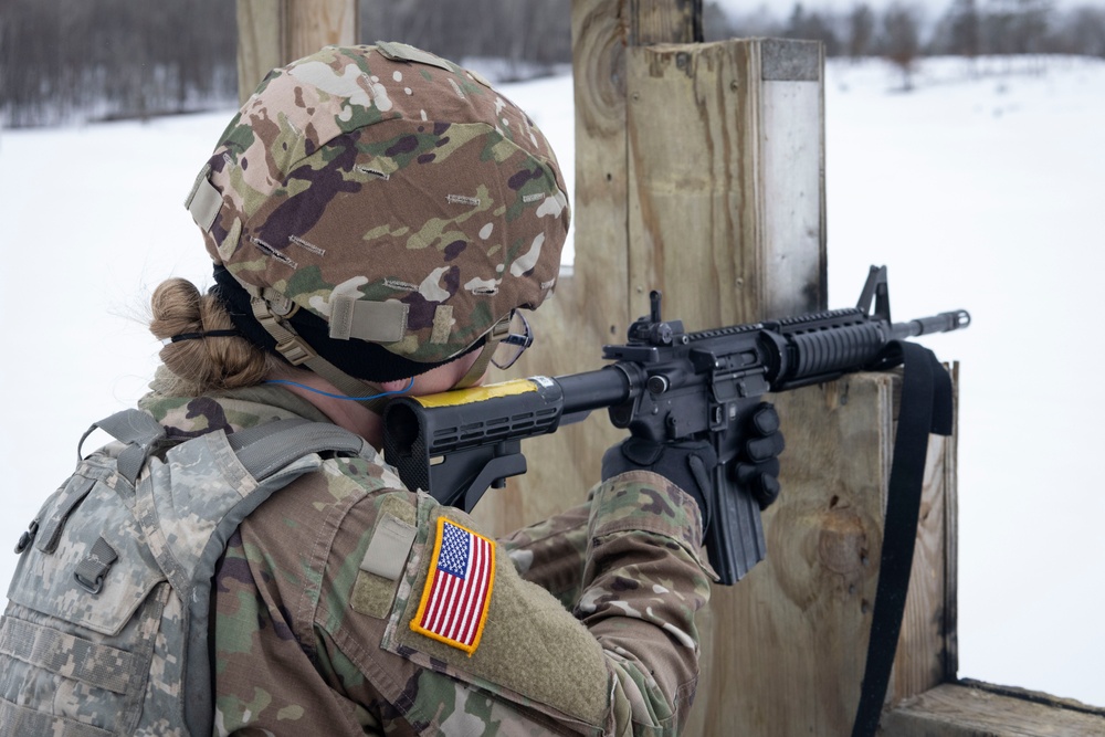 851st Vertical Engineer Construction Company weapons qualification at Camp Ripley