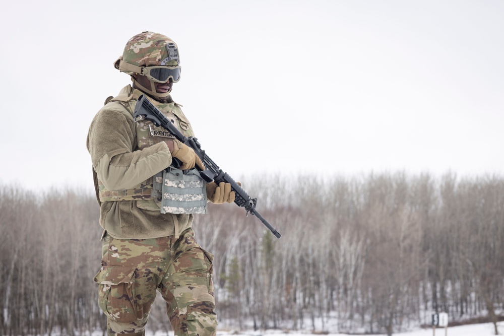 851st Vertical Engineer Construction Company weapons qualification at Camp Ripley