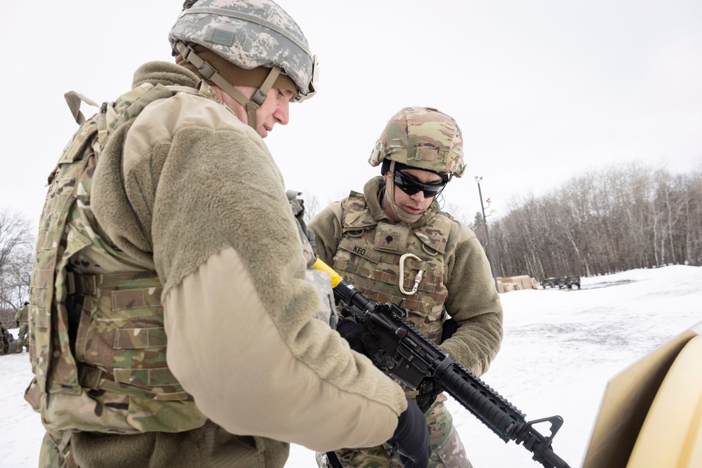 851st Vertical Engineer Construction Company weapons qualification at Camp Ripley