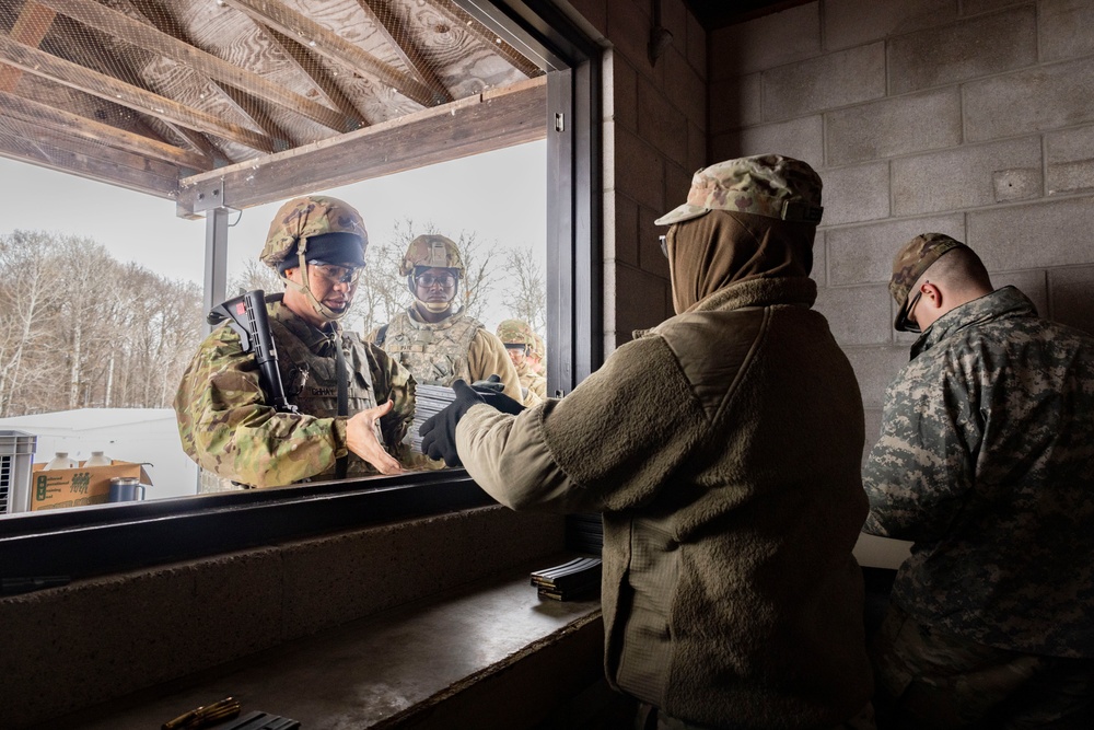 851st Vertical Engineer Construction Company weapons qualification at Camp Ripley