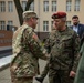 Command Sergeant Major Rathburn Receives the Polish Army Medal