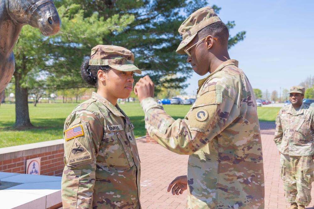 Staff Sgt. Courtney Jenkins promoted