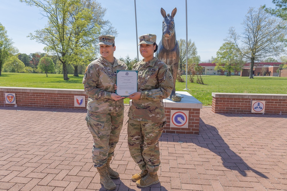 Staff Sgt. Courtney Jenkins promotion