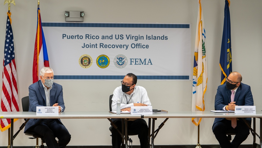 FEMA's Acting Region II Administrator, David Maurstad Visits Puerto Rico JRO