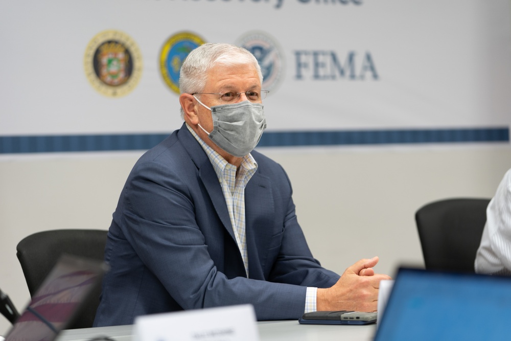 FEMA's Acting Region II Administrator, David Maurstad Visits Puerto Rico JRO