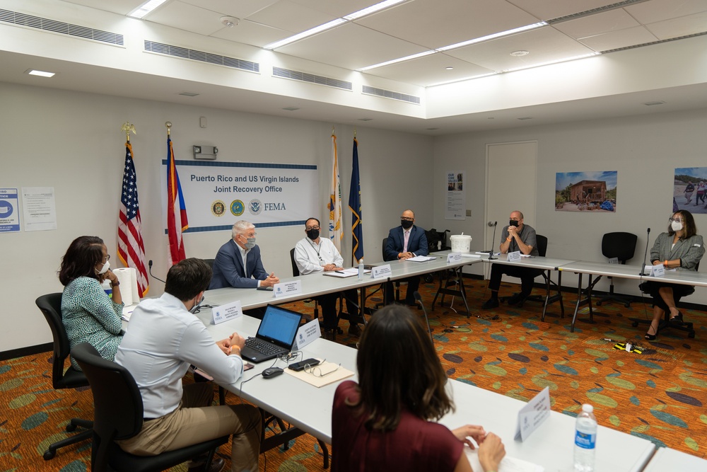 FEMA's Acting Region II Administrator, David Maurstad Visits Puerto Rico JRO