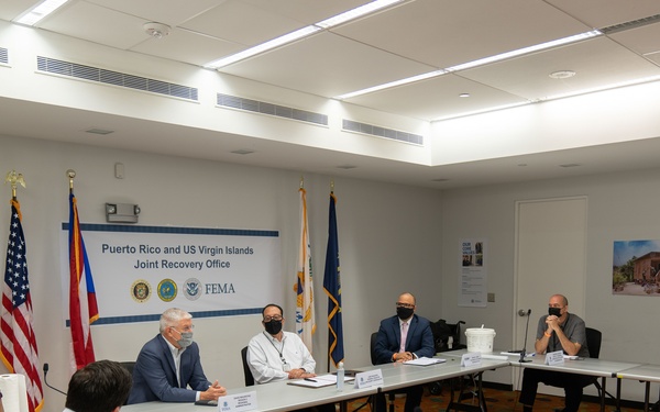 FEMA's Acting Region II Administrator, David Maurstad Visits Puerto Rico JRO