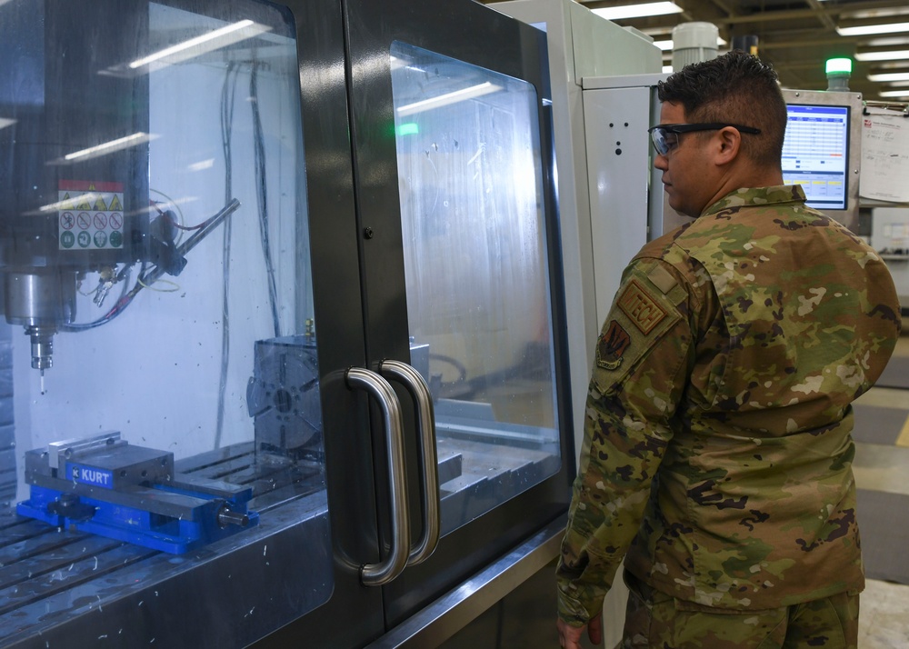 319th AMXS automated milling process cuts time, improves accuracy