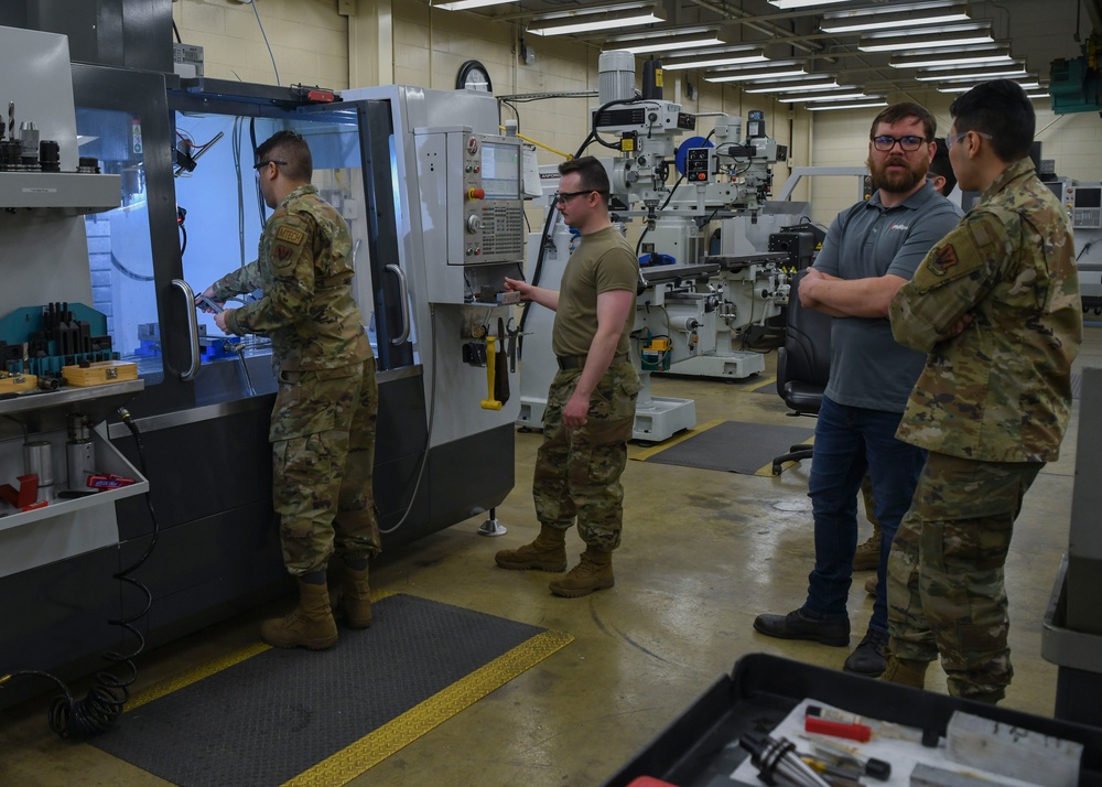 319th AMXS automated milling process cuts time, improves accuracy