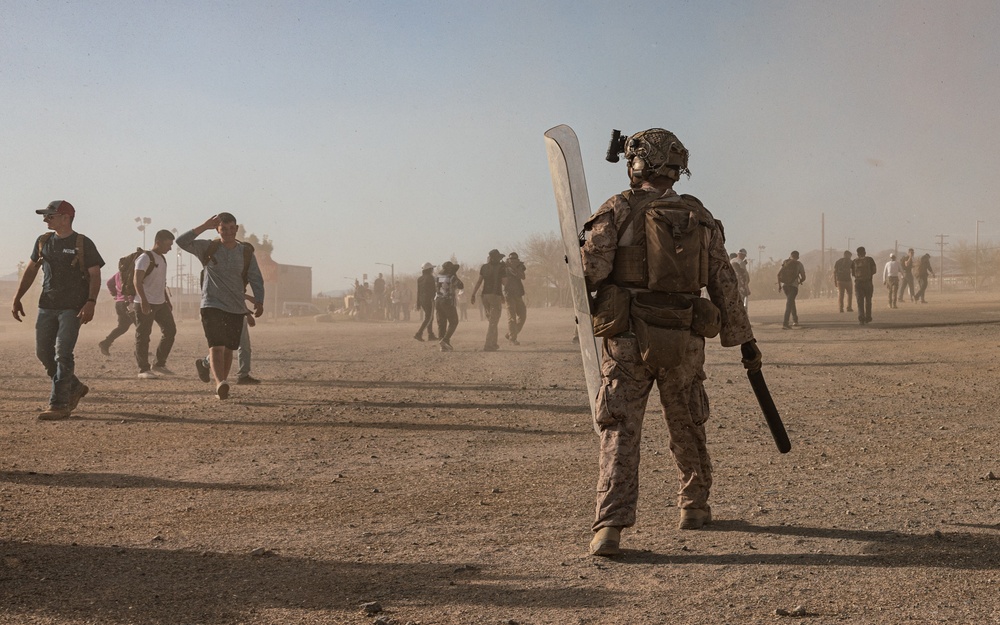 3/7 conducts a noncombatant evacuation operation at Marine Corps Air Ground Combat Center