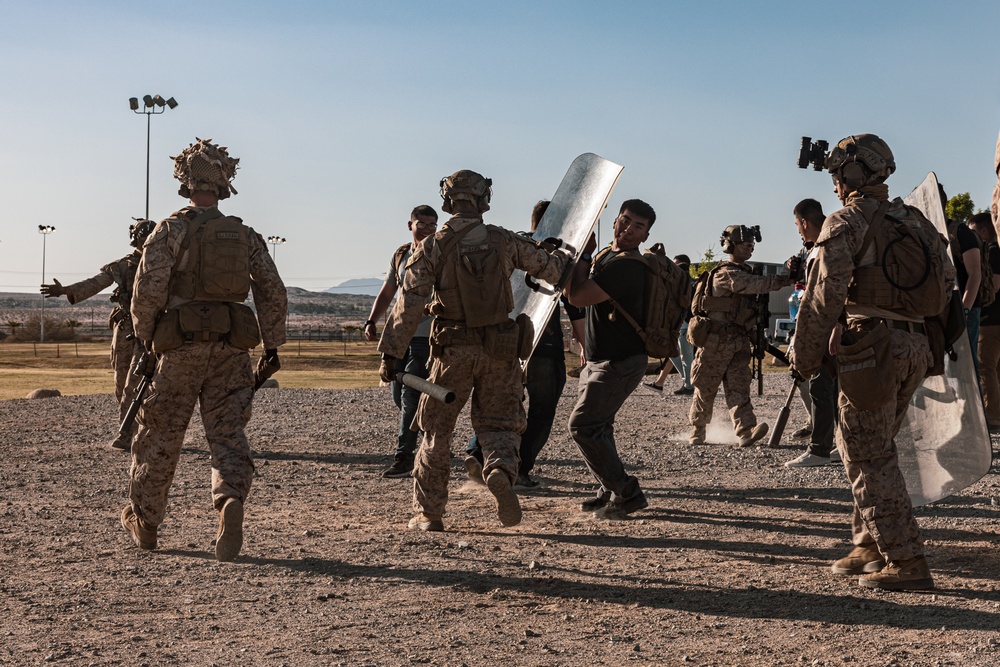 3/7 conducts a noncombatant evacuation operation at Marine Corps Air Ground Combat Center