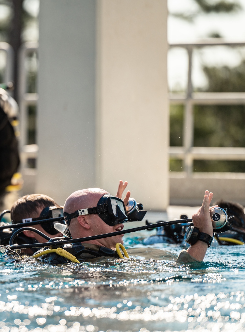 Dive Students Practice Search and Rescue