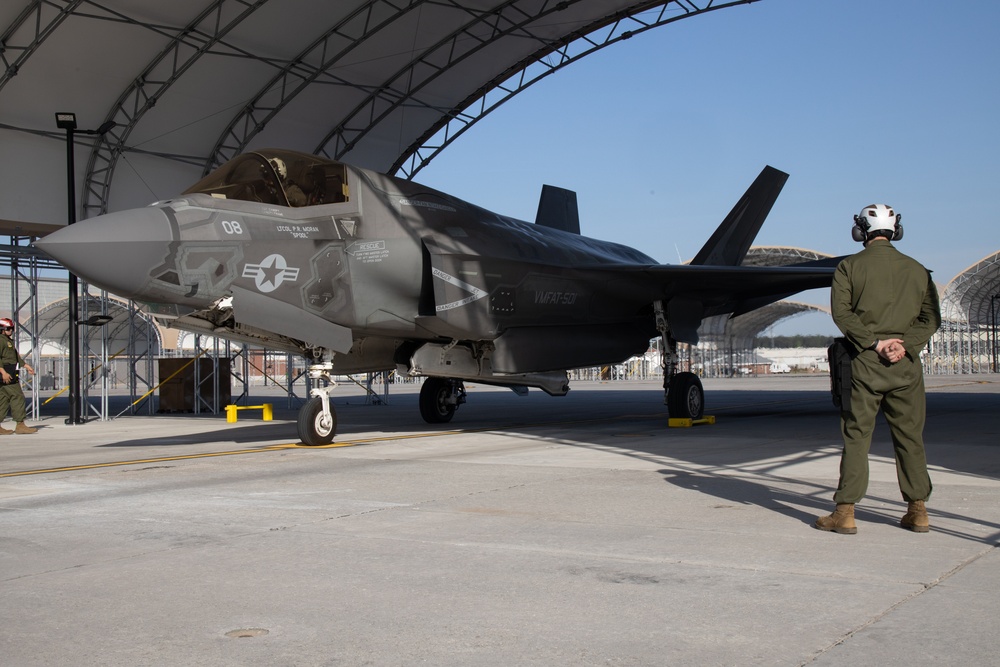Ride the Lightning: VMFAT-501's F-35B Lightning II jets operate out of MCAS Cherry Point