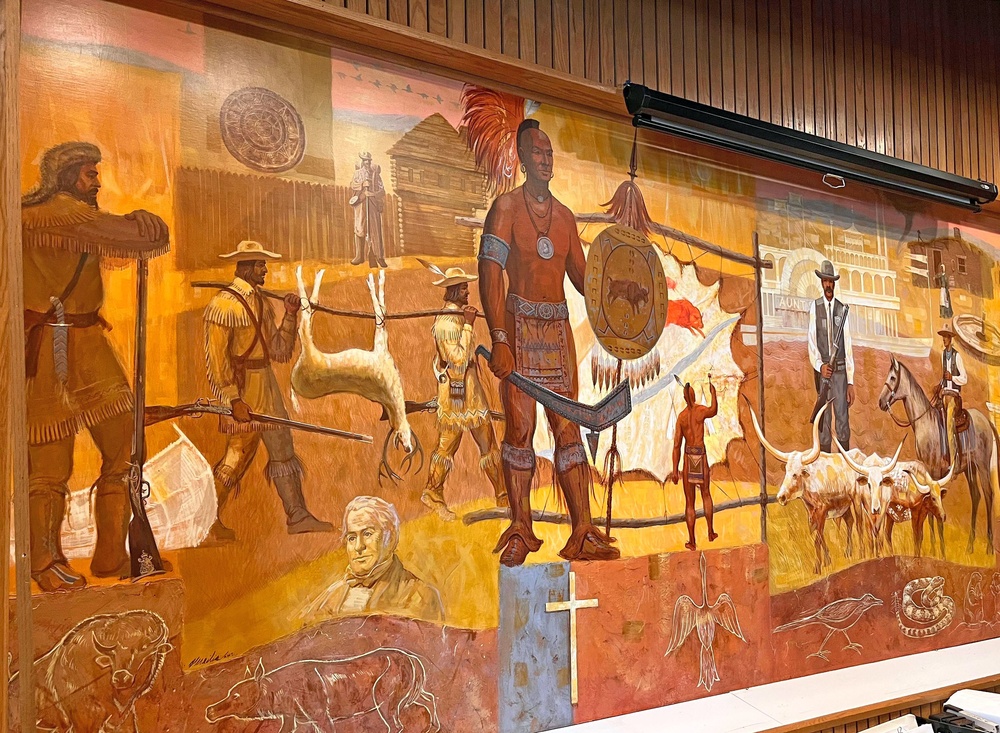 Family of Keystone Powerhouse muralist see mural in person for first timw