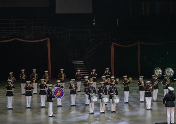Quantico Marine Corps Band performs at Virginia International Tattoo