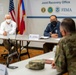 FEMA Region II Acting Administrator David Maurstad, along Meets Puerto Rico National Guard Adjutant General Jose Juan Reyes.