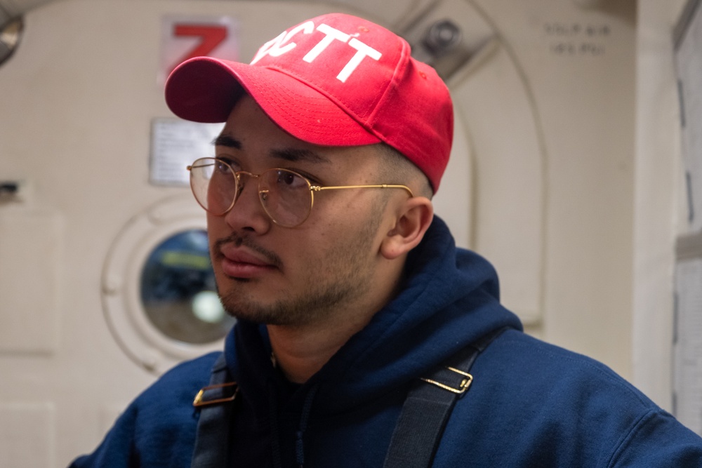 Coast Guard Cutter Midgett conducts damage control drill