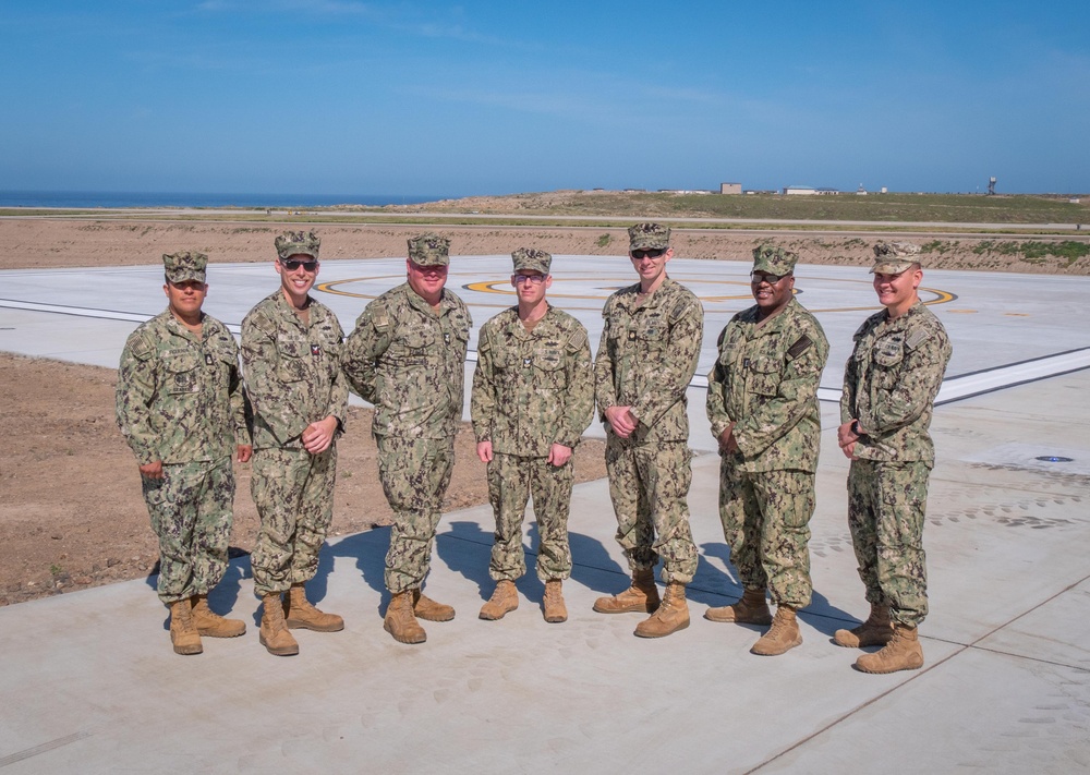 Naval Base Coronado Leadership and NMCB 3,4, ACB 1 and Reyes Contraction cut ribbon at new CALA