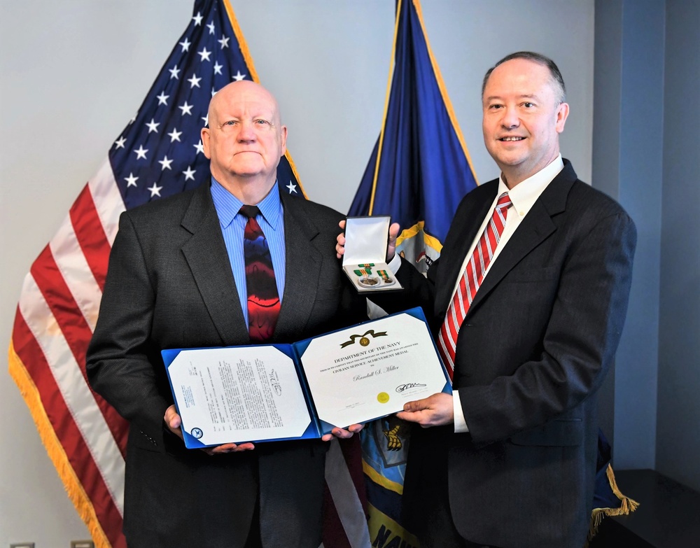 Pivoting to Provide: NSWC Dahlgren Division Awards Randall Miller the Department of Navy Civilian Service Achievement Medal