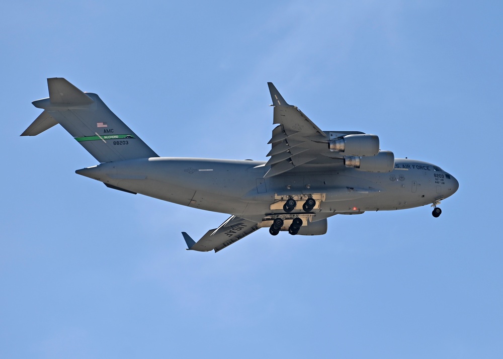 C-17 West Coast Demo Team takes to the Texas skies during Dyess Air Show