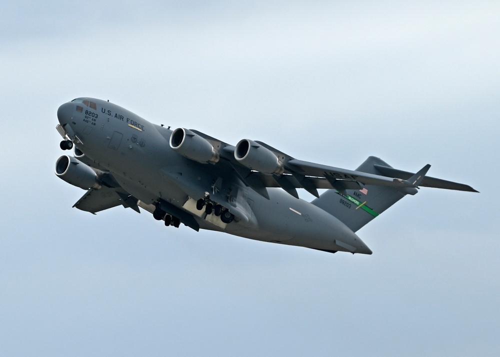 C-17 West Coast Demo Team takes to the Texas skies during Dyess Air Show