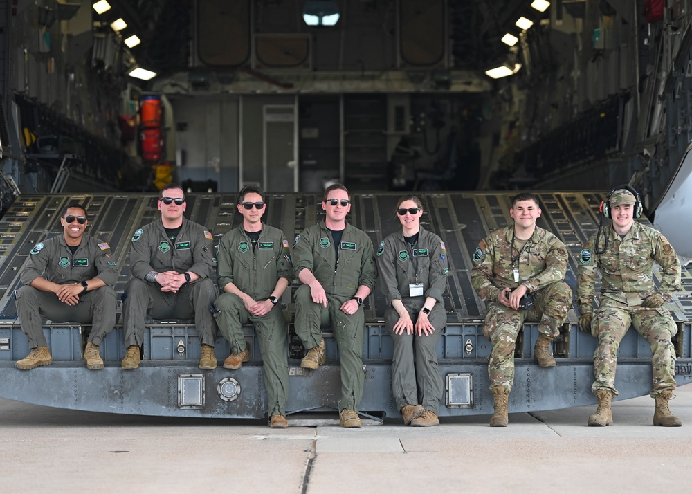 C-17 West Coast Demo Team takes to the Texas skies during Dyess Air Show