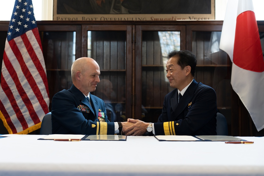 U.S. Coast Guard Academy signs Letter of Understanding with Japan Coast Guard Academy