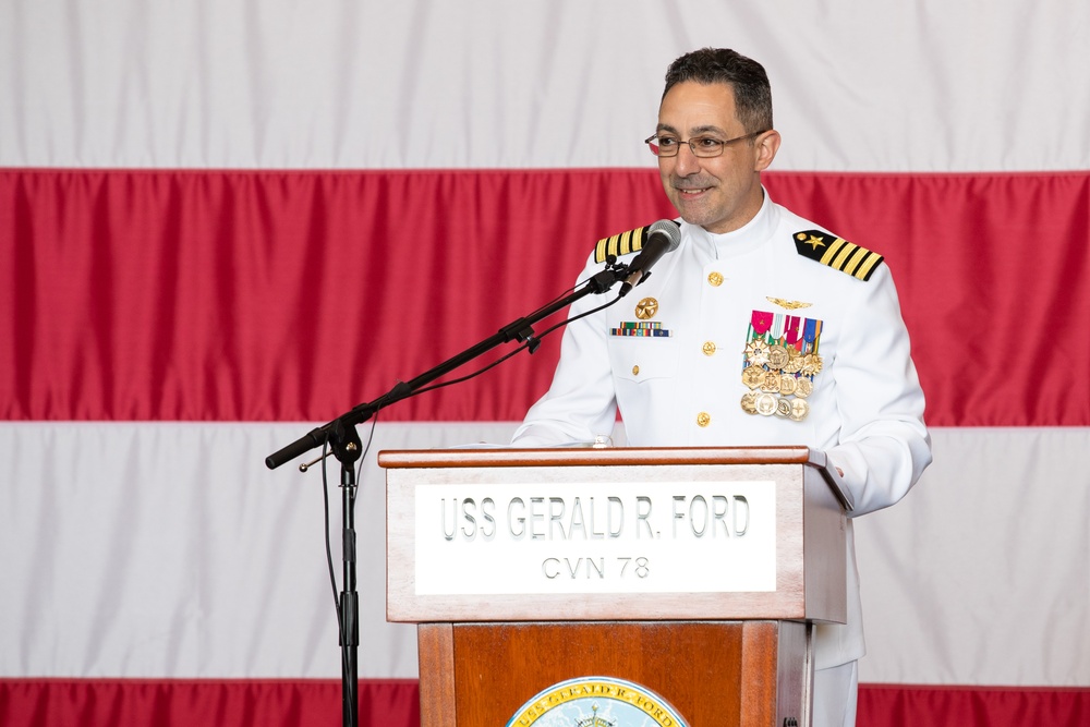 DVIDS - News - USS Gerald R. Ford Holds Change of Command