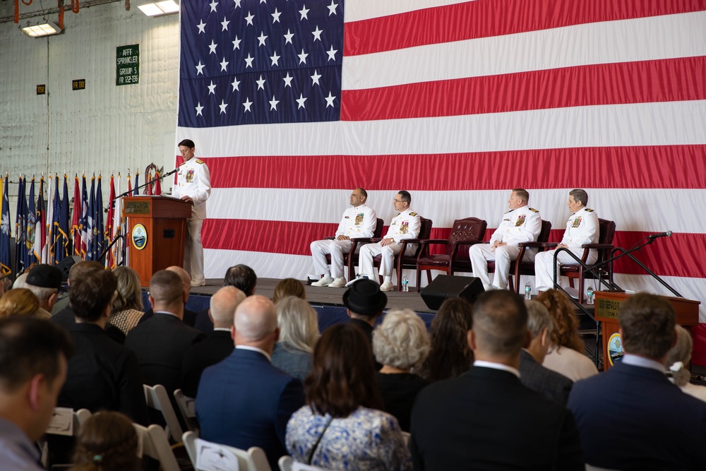 USS Gerald R. Ford change of command ceremony