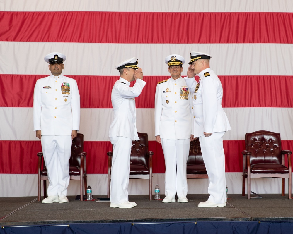 USS Gerald R. Ford change of command ceremony